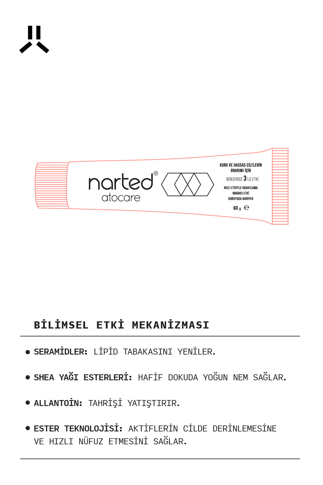 Narted Atocare | Atopik ve Çok Kuru Ciltler İçin Bariyer Kremi 60 g